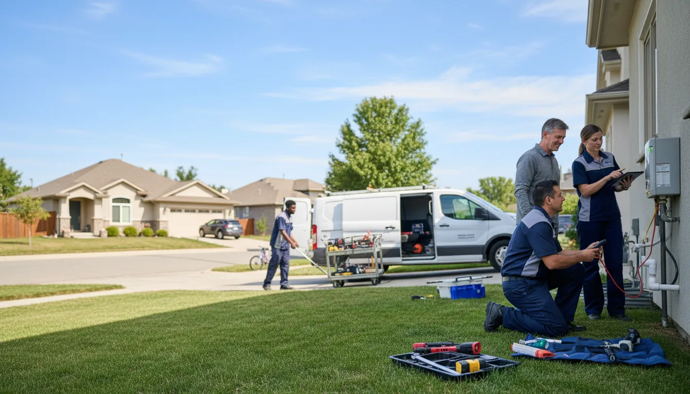 Tankless water heater service in Monaca, PA